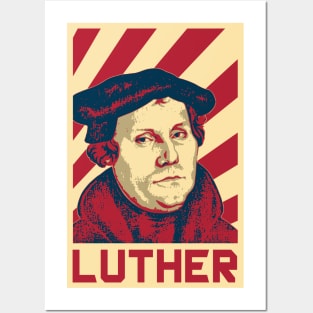 Martin Luther Retro Propaganda Posters and Art